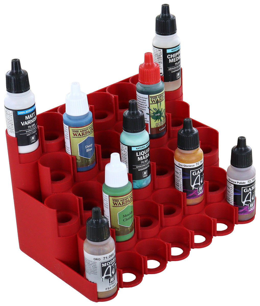 feldherr-paint-rack-farbst-nder-33-flaschen-25-mm-schwarz-treppe image 3