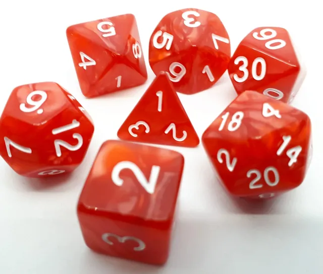 dice4friends-7-teiliges-rpg-w-rfelset-pearl-red-white-7-w-rfel-rot image 1
