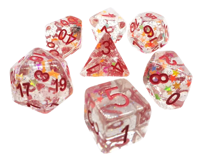 dice4friends-confetti-stars-pink-w-rfelset-7-teilig-glitzer image 1