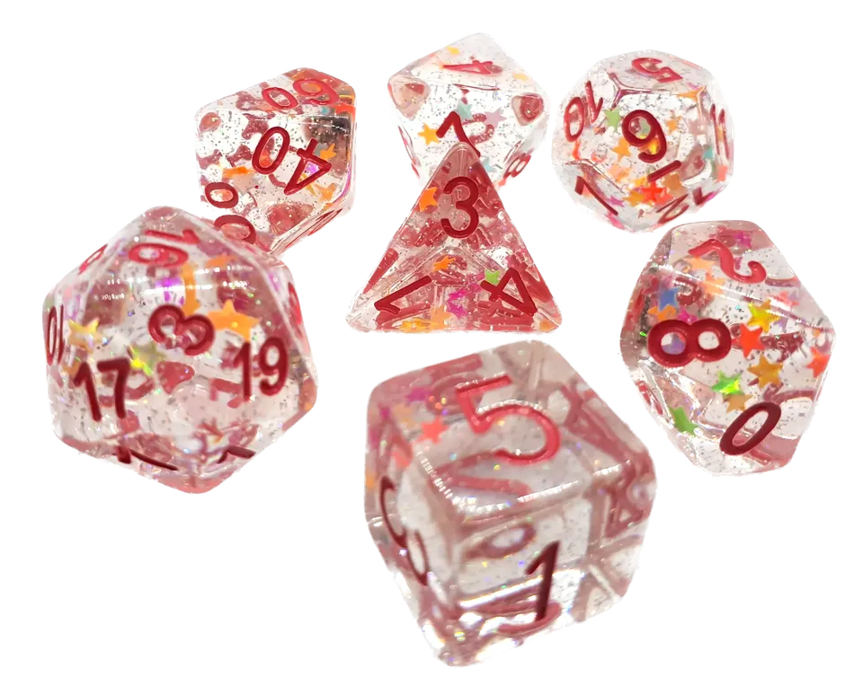 dice4friends-confetti-stars-pink-w-rfelset-7-teilig-glitzer image 1