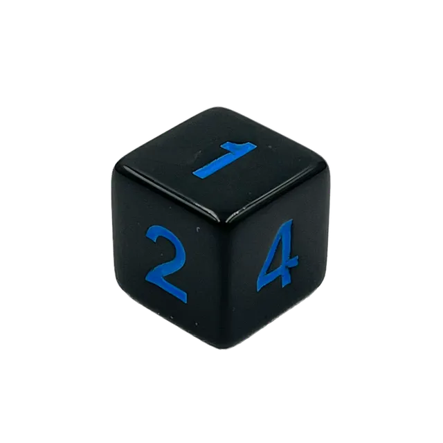 dice4friends-d6-augenw-rfel-sets-black-blue-w-rfel-schwarz-1-st-ck image 1
