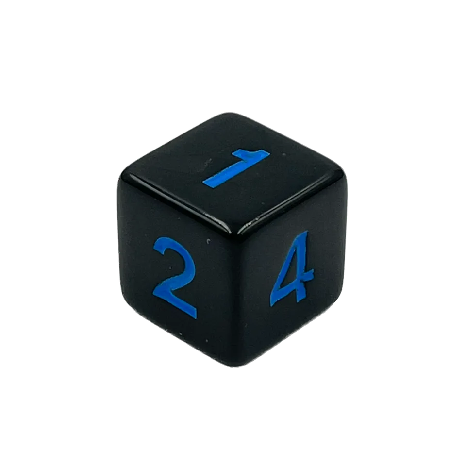 dice4friends-d6-augenw-rfel-sets-black-blue-w-rfel-schwarz-1-st-ck image 1