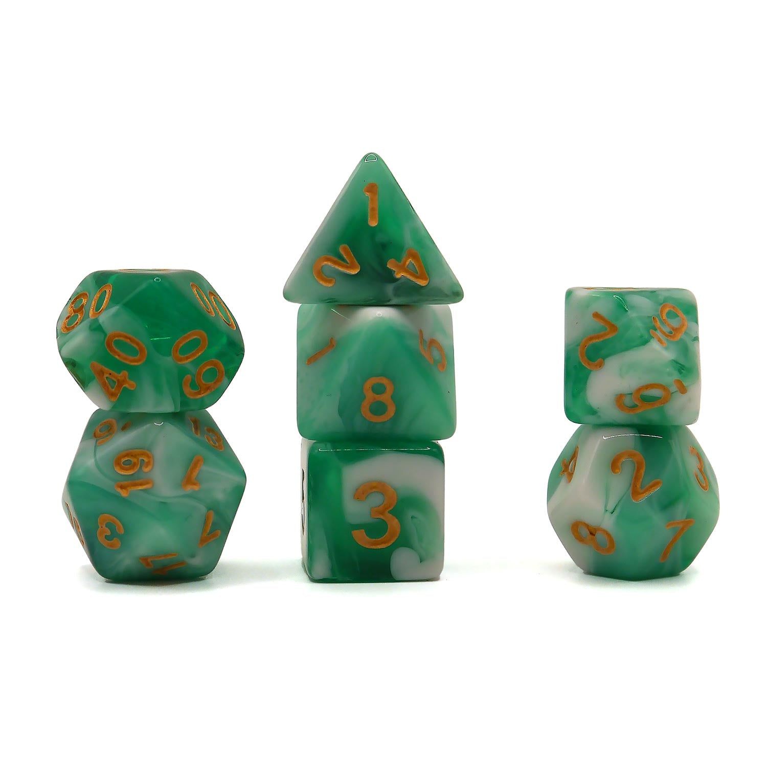 dice4friends-7-teiliges-rpg-w-rfelset-racing-white-mint-gold image 1