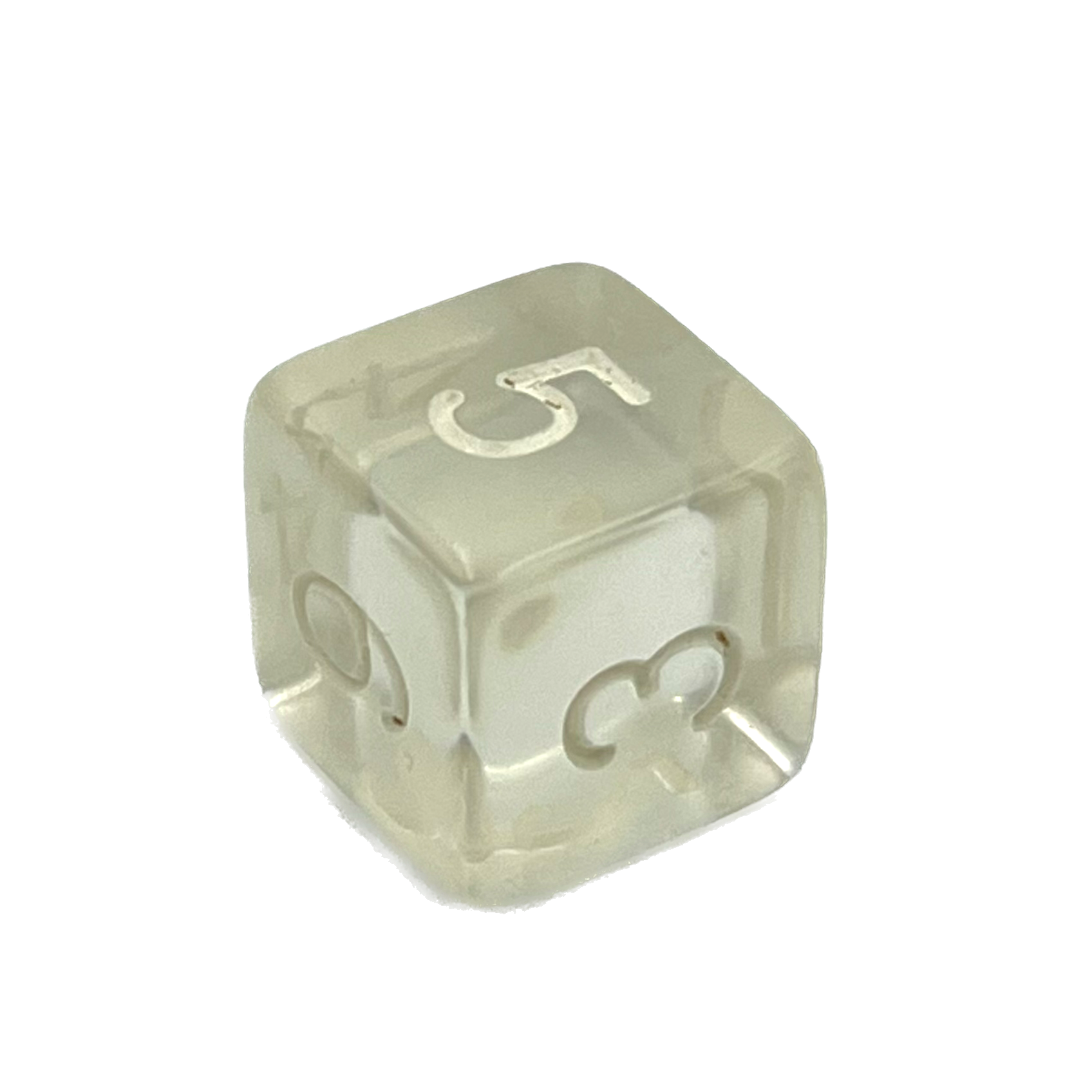 dice4friends-d6-w-rfel-transparent-white-6-seitig-acryl image 1