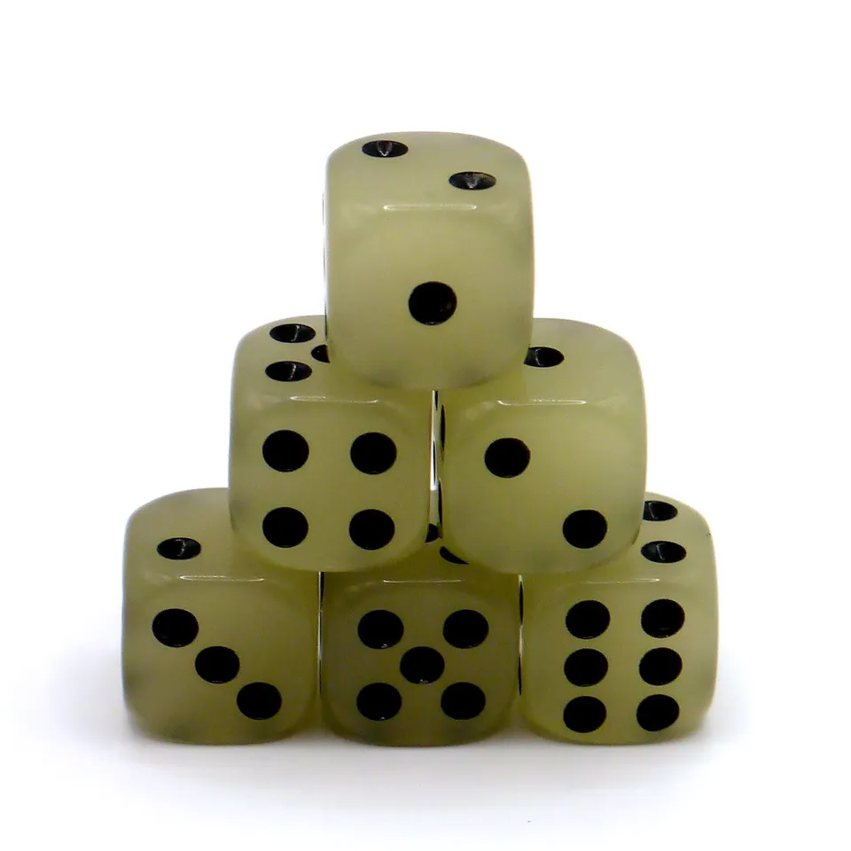 dice4friends-d6-augenw-rfel-set-glow-in-the-dark-6-w-rfel image 1