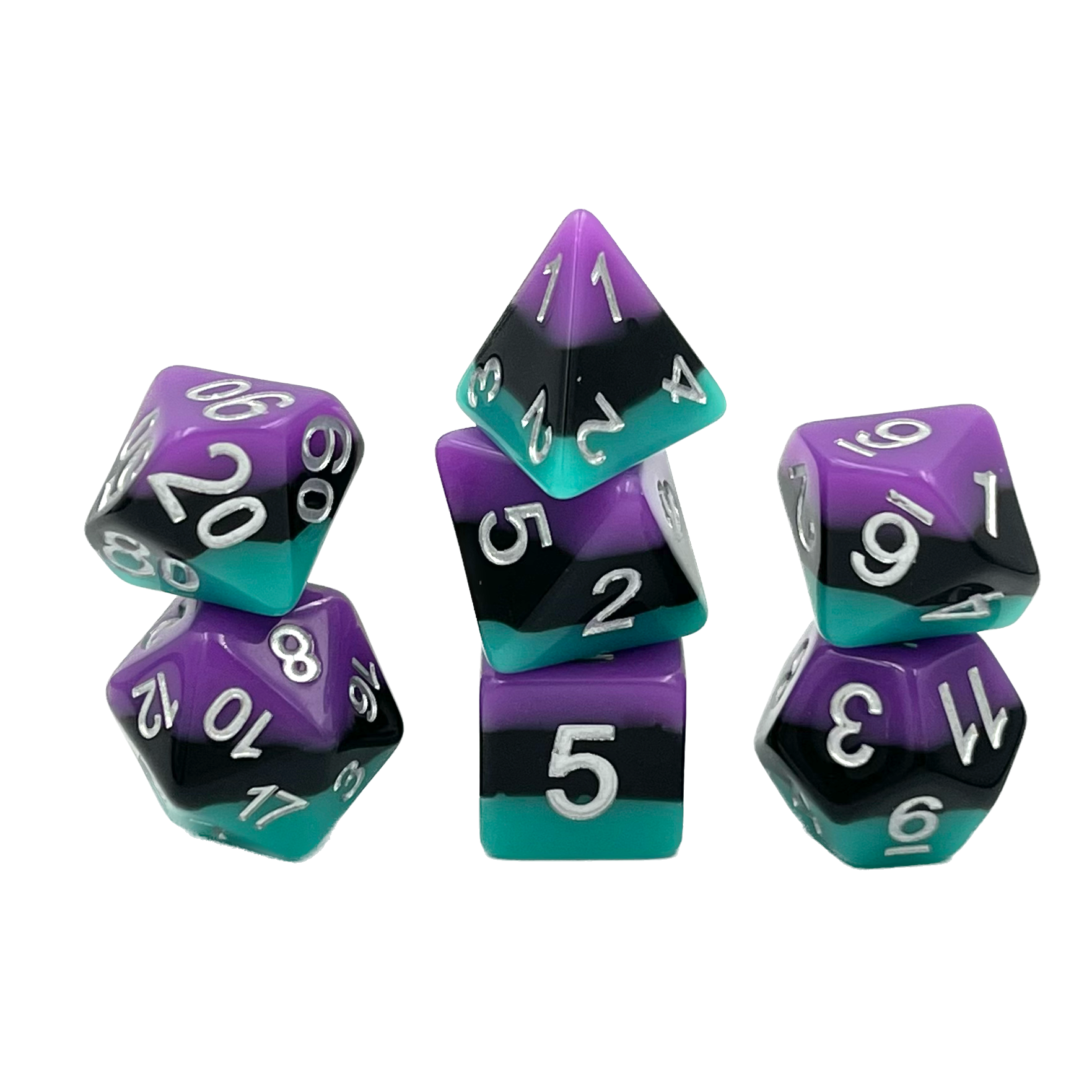 dice4friends-stratosphere-7-teiliges-rpg-w-rfelset-mehrfarbig-7-w-rfel image 1