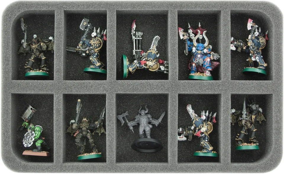feldherr-foam-tray-hs040a041-slaanesh-einlage-10-f-cher image 1