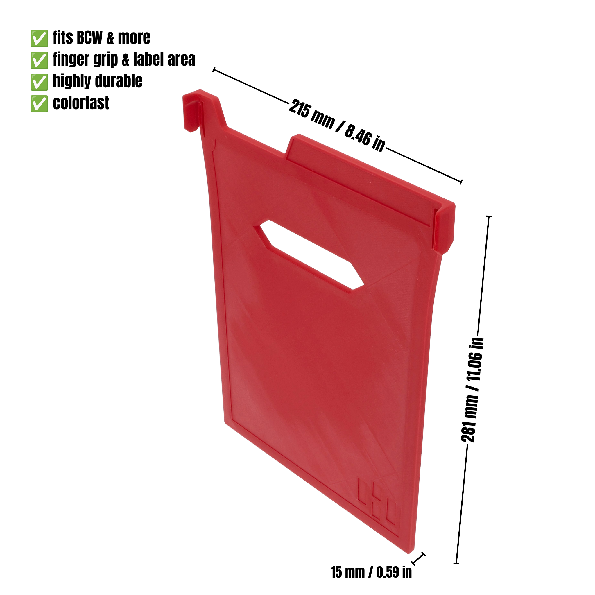feldherr-comic-divider-trennsteg-cherry-red-f-r-comicbox image 8