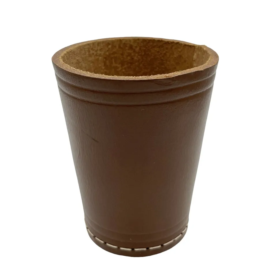 dice4friends-accessoires-w-rfelbecher-coffee-leder-dunkelbraun image 1