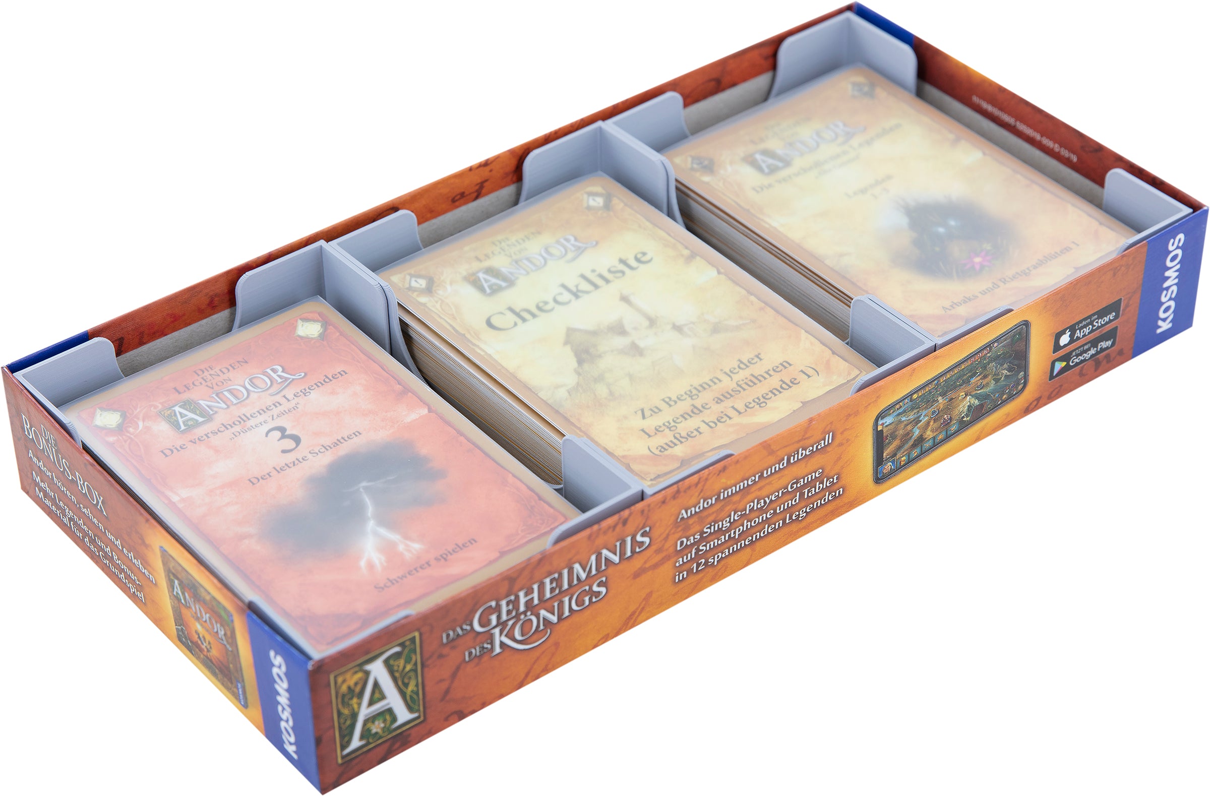 feldherr-organizer-einlage-legenden-von-andor-fan-legends-3-trays image 1
