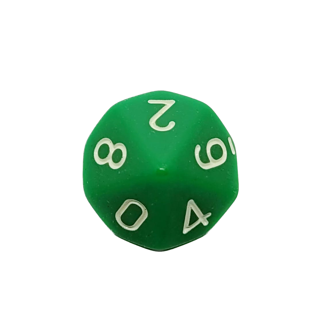 dice4friends-einzelw-rfel-d10-gr-n-wei-0-9-acryl image 1