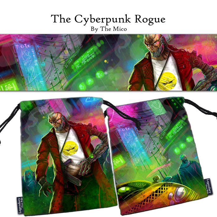 drawlab-legendary-dice-bags-the-cyberpunk-rogue-w-rfelbeutel-xl-samt image 1