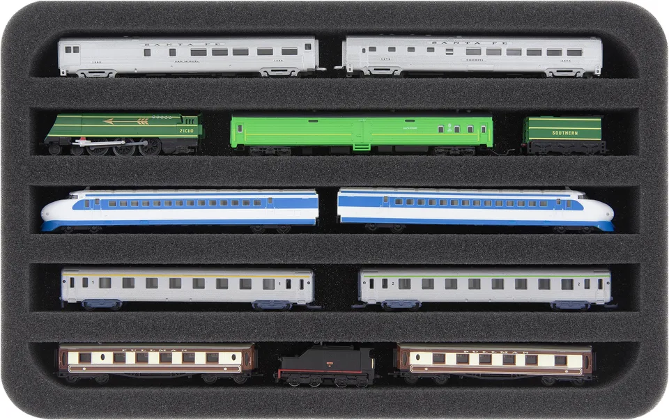 feldherr-hs030a008-schaumstoffeinlage-spur-z-5-f-cher-modelleisenbahn image 1