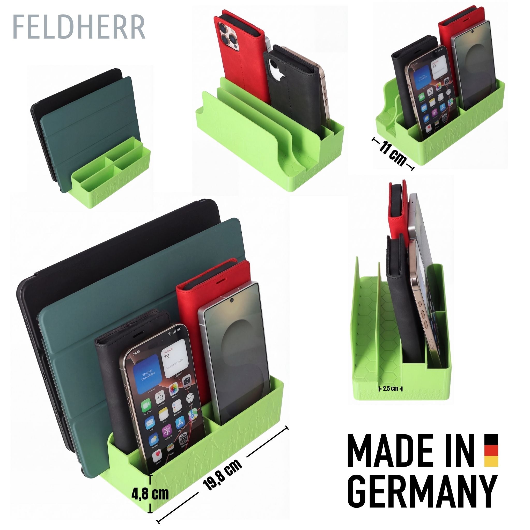 feldherr-organizer-handyhalter-f-r-4-smartphones-2-tablets image 2