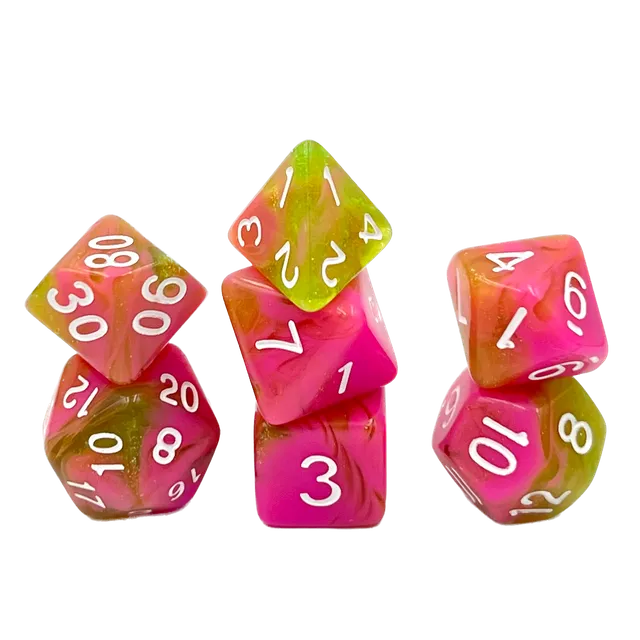 dice4friends-7-teiliges-rpg-w-rfelset-mehrfarbig-pink-apple image 1