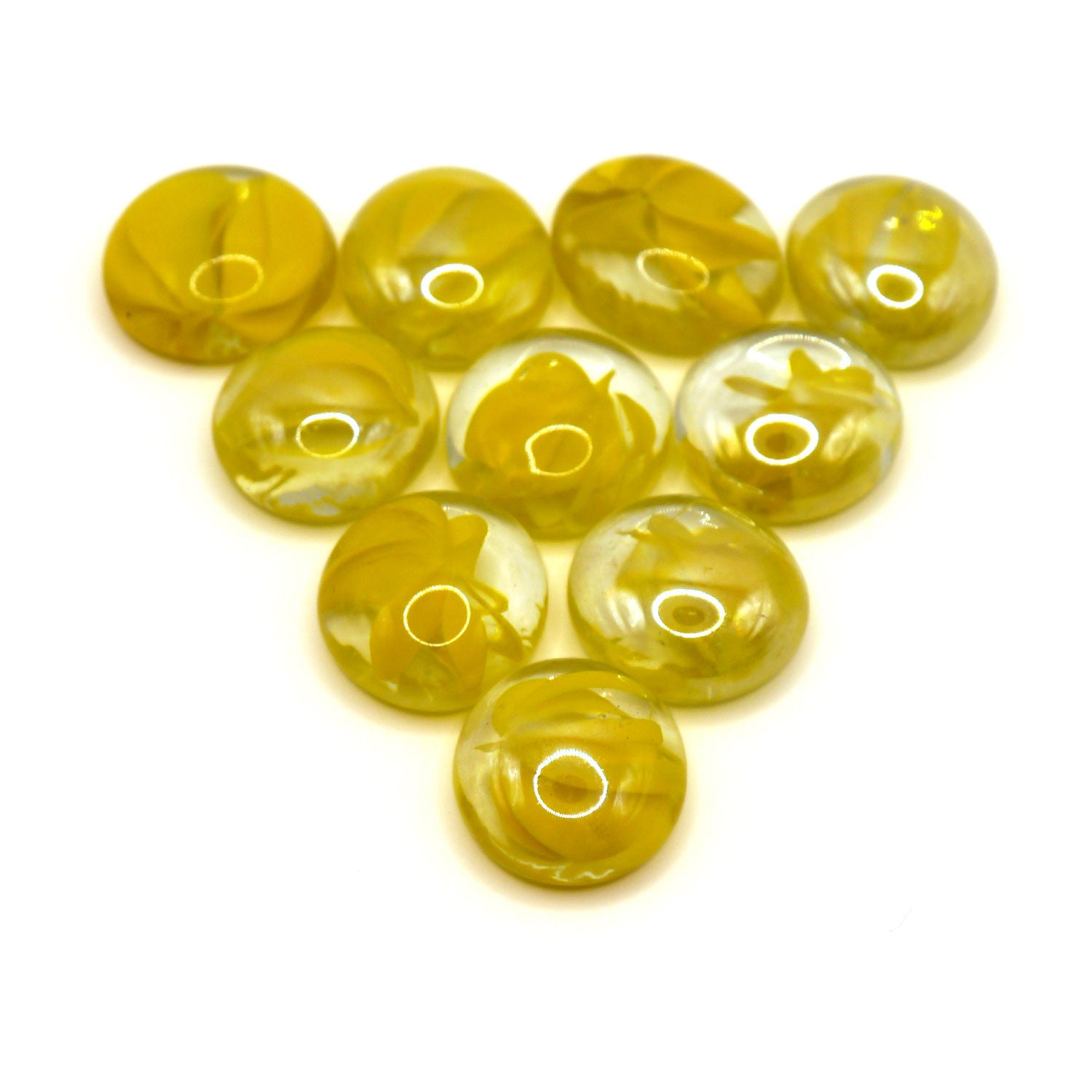 dice4friends-spielsteine-glas-10er-set-transparent-gelb image 2