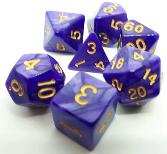 dice4friends-rpg-w-rfelset-pearl-purple-gold-7-teilig image 1