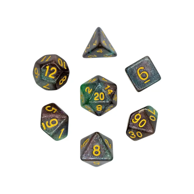 dice4friends-galaxy-witch-w-rfelset-7-teilig-gr-n-blau-lila image 1