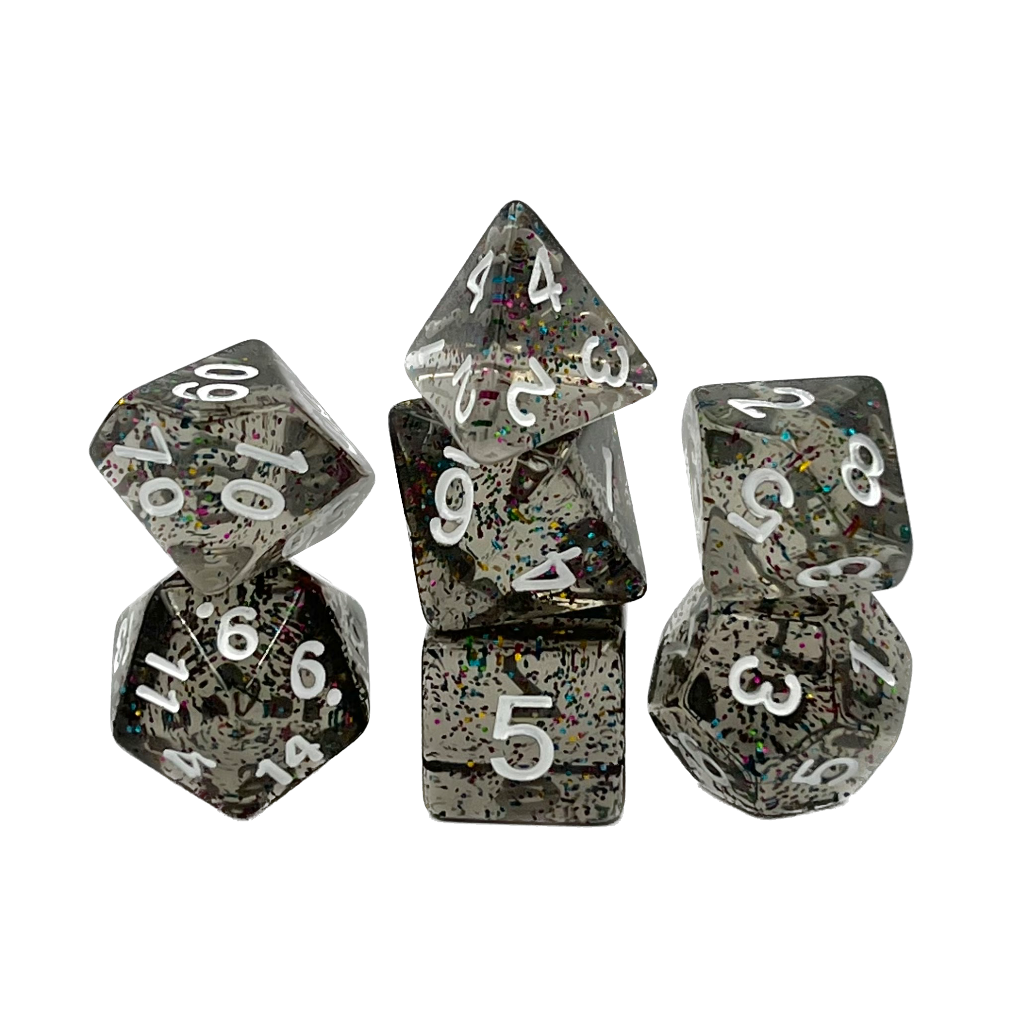 dice4friends-confetti-dark-rainbow-rpg-w-rfelset-7er-transparent image 1
