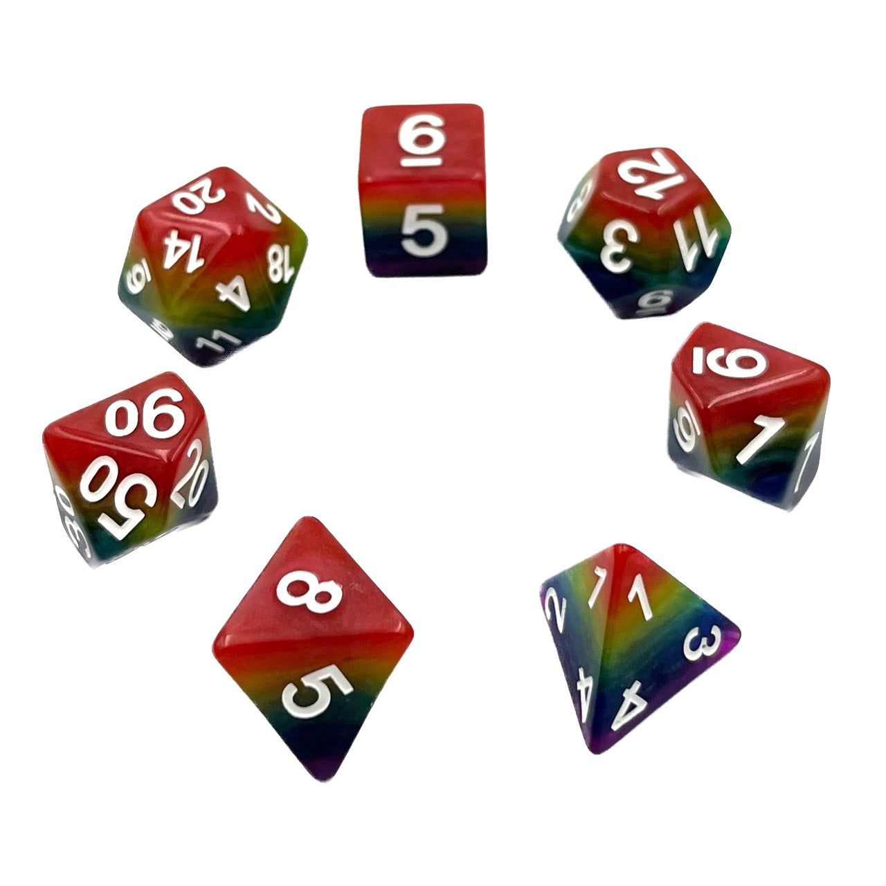 dice4friends-7-teiliges-rpg-w-rfelset-rainbow-mehrfarbig image 2