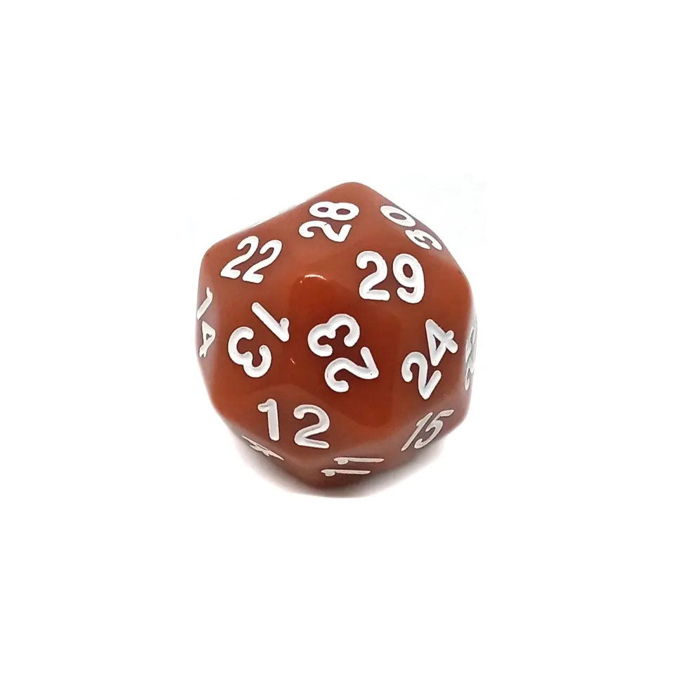 dice4friends-sonderw-rfel-d30-opaque-brown-w-rfel-braun-1-30 image 1