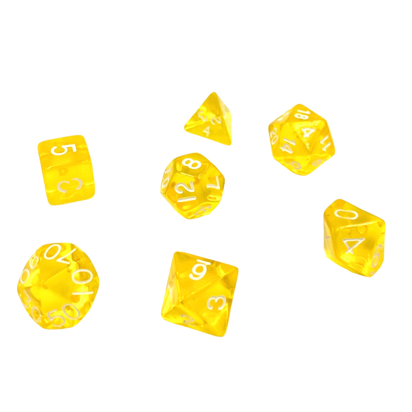 dice4friends-rpg-w-rfelset-transparent-yellow-w-rfel-7-tlg image 2