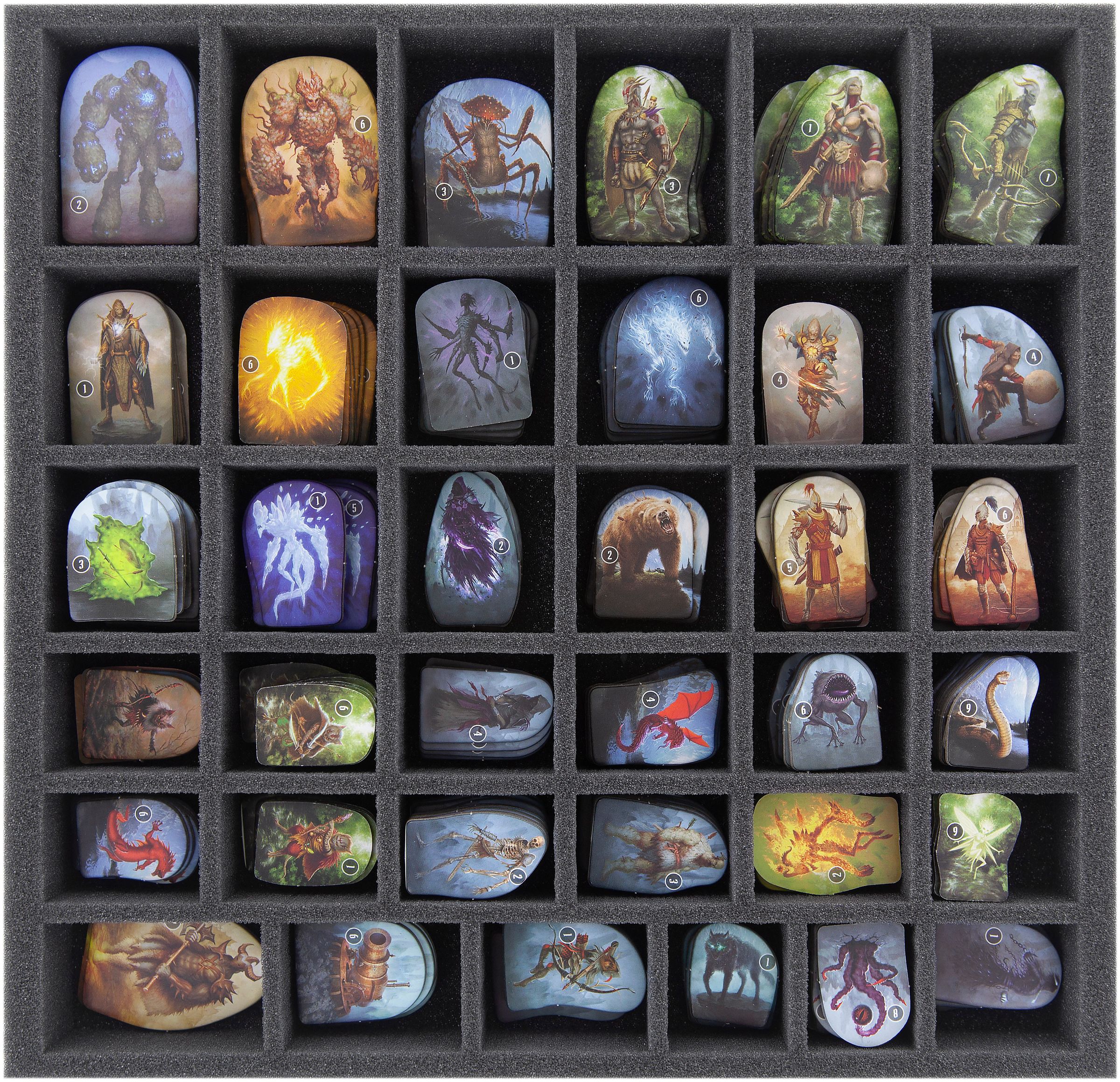 feldherr-card-holders-gloomhaven-organizer-set-schaum-kartenhalter image 5