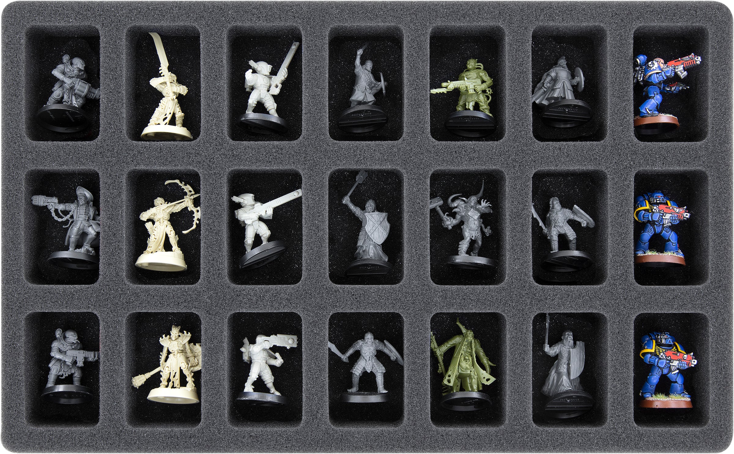 feldherr-ig035a001-schaumstoffeinlage-21-miniaturen-25-mm image 2