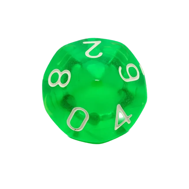 dice4friends-d10-w-rfel-transparent-gr-n-0-9-acryl-einzelw-rfel image 1