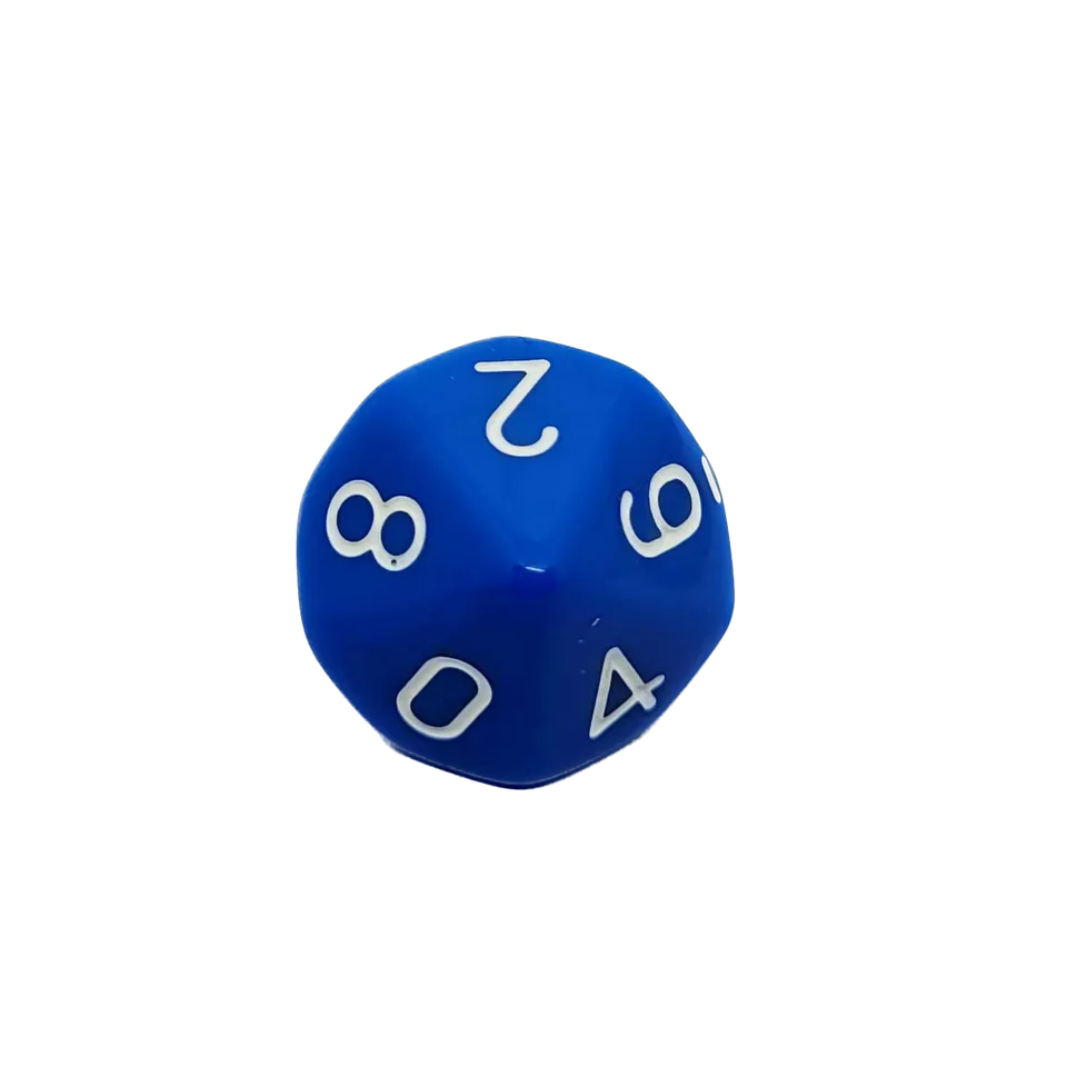 dice4friends-einzelw-rfel-d10-dunkelblau-wei-10-seitig image 1