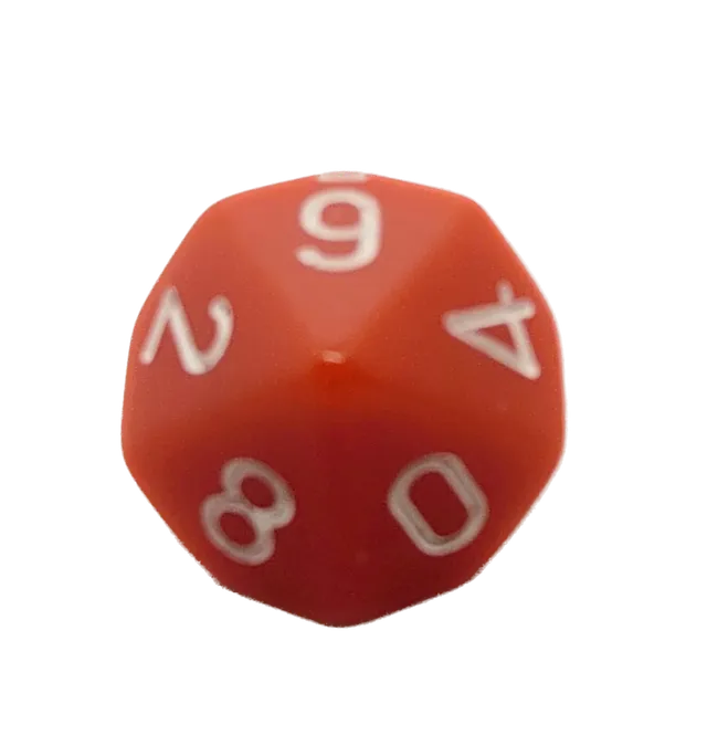 dice4friends-einzelw-rfel-d10-rot-wei-w-rfel-0-9-acryl image 1