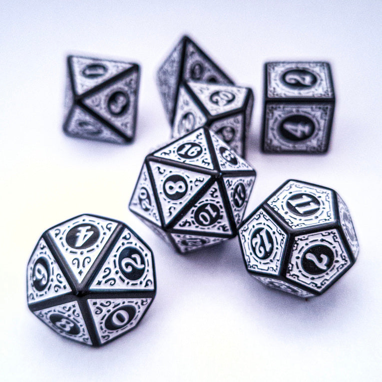 drawlab-rpg-dice-sets-white-quest-w-rfel-7er-set image 1
