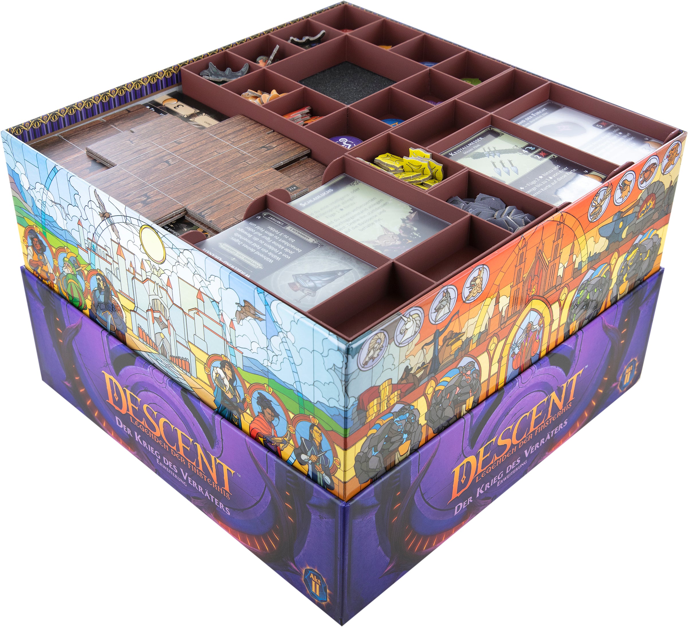 feldherr-foam-trays-set-descent-betrayer-s-war-organizer-brettspiel image 1