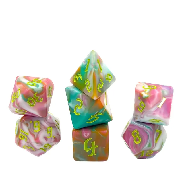 dice4friends-7-teiliges-rpg-w-rfelset-bright-bloom-w-rfel-bunt image 1