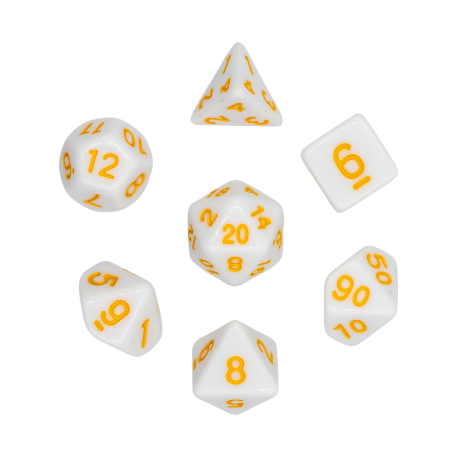 dice4friends-7-teiliges-rpg-w-rfelset-opaque-marshmellow-yellow image 1