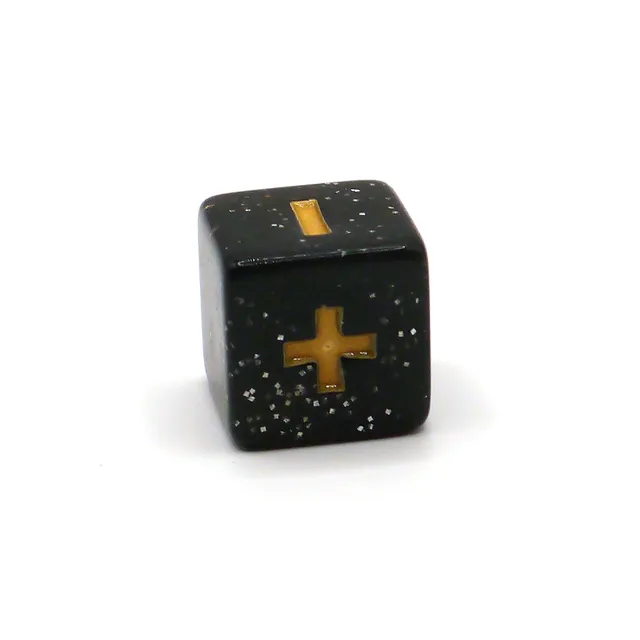 dice4friends-sonderw-rfel-fate-fudge-w-rfel-black-glitter-15mm image 1