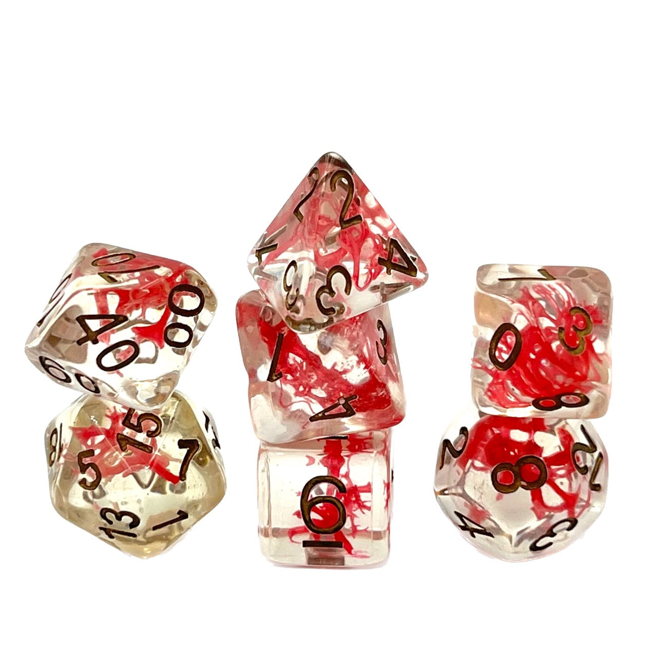 dice4friends-rpg-w-rfelset-transparent-red-moss-w-rfel-7-teilig image 1