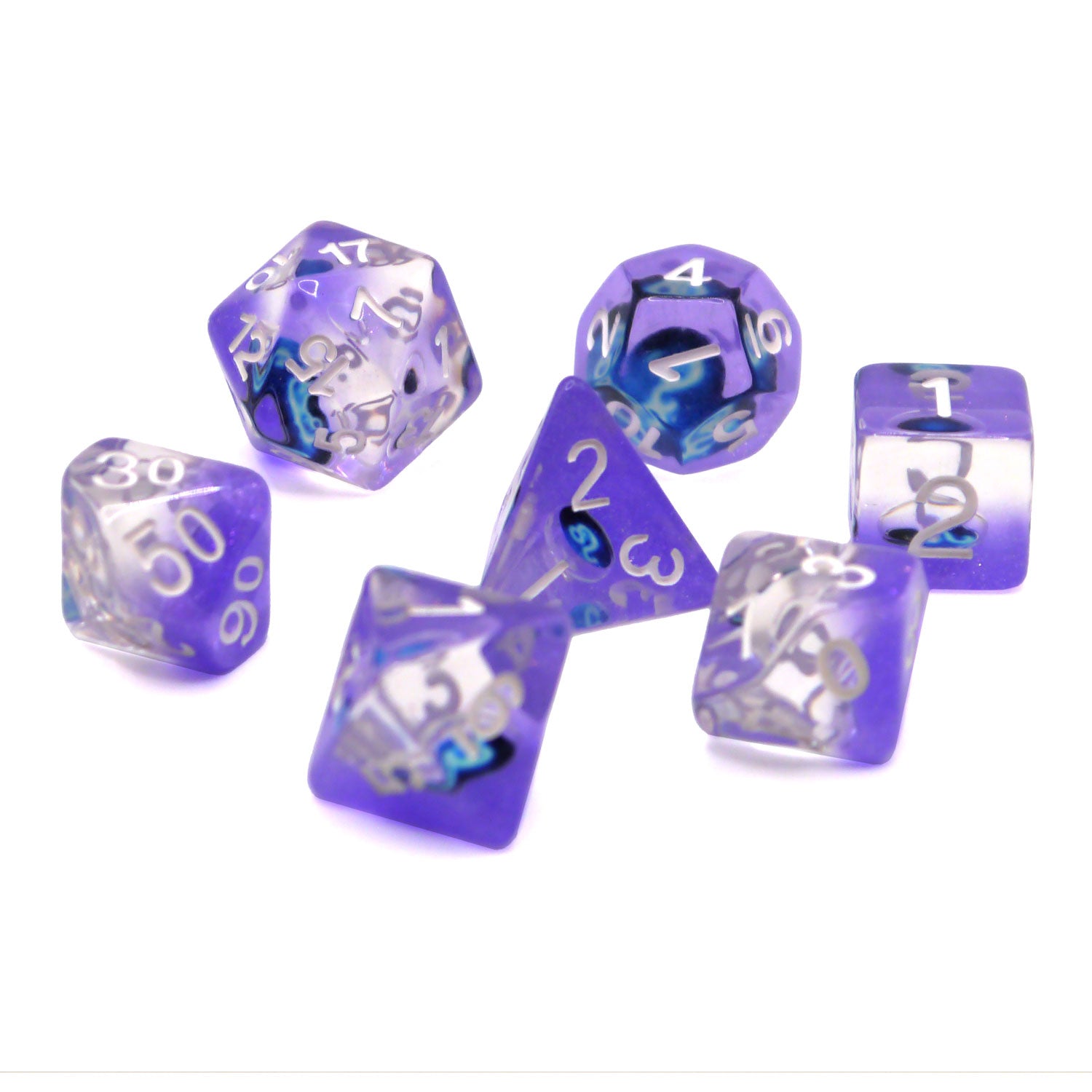 dice4friends-zodiac-sagittarius-w-rfelset-7-teilig-transparent image 2
