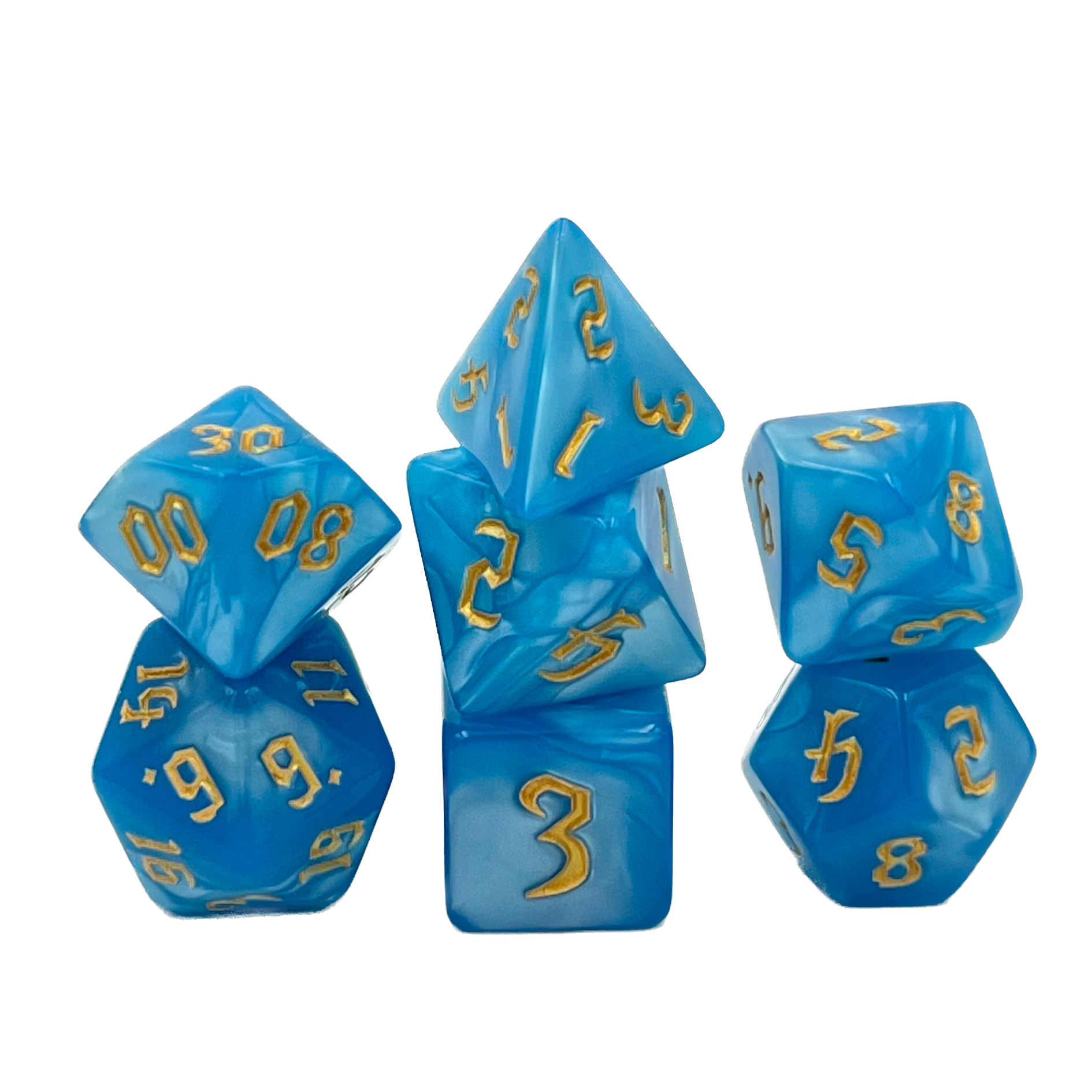 dice4friends-7-teiliges-rpg-w-rfelset-pearl-seawater-blau image 1