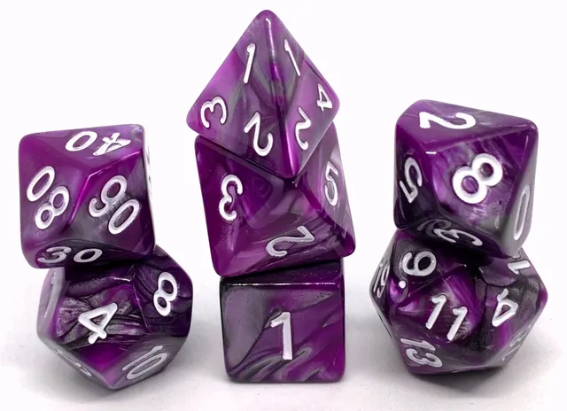 dice4friends-racing-purple-w-rfelset-7-teilig-lila-grau image 1