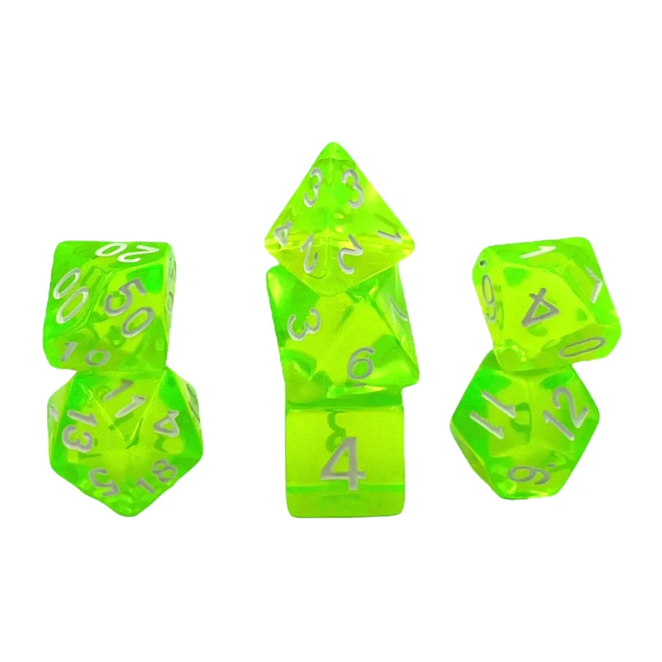 dice4friends-rpg-w-rfelset-7-teilig-transparent-light-green image 1