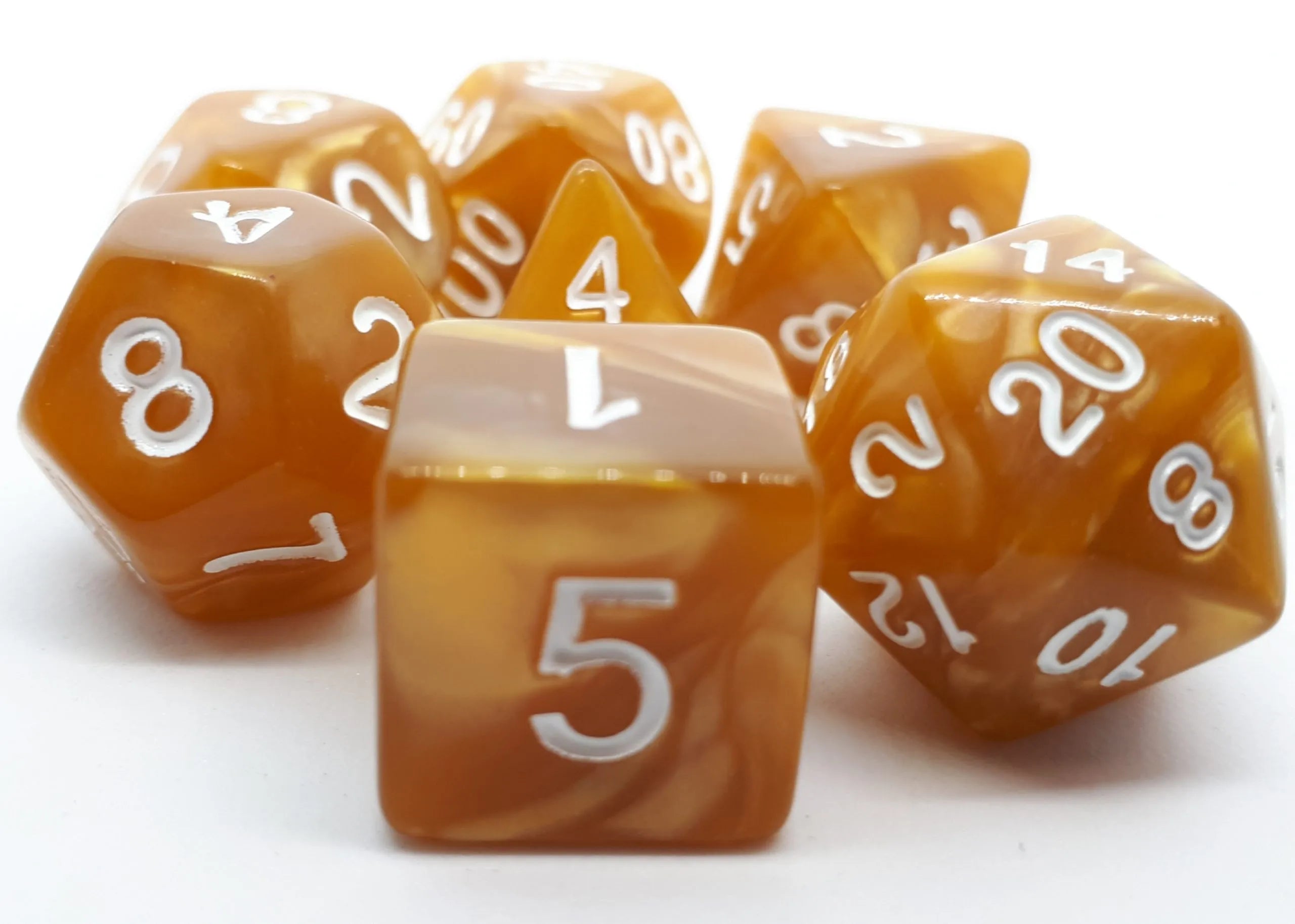 dice4friends-rpg-w-rfelset-pearl-toffee-7-teilig-braun image 2