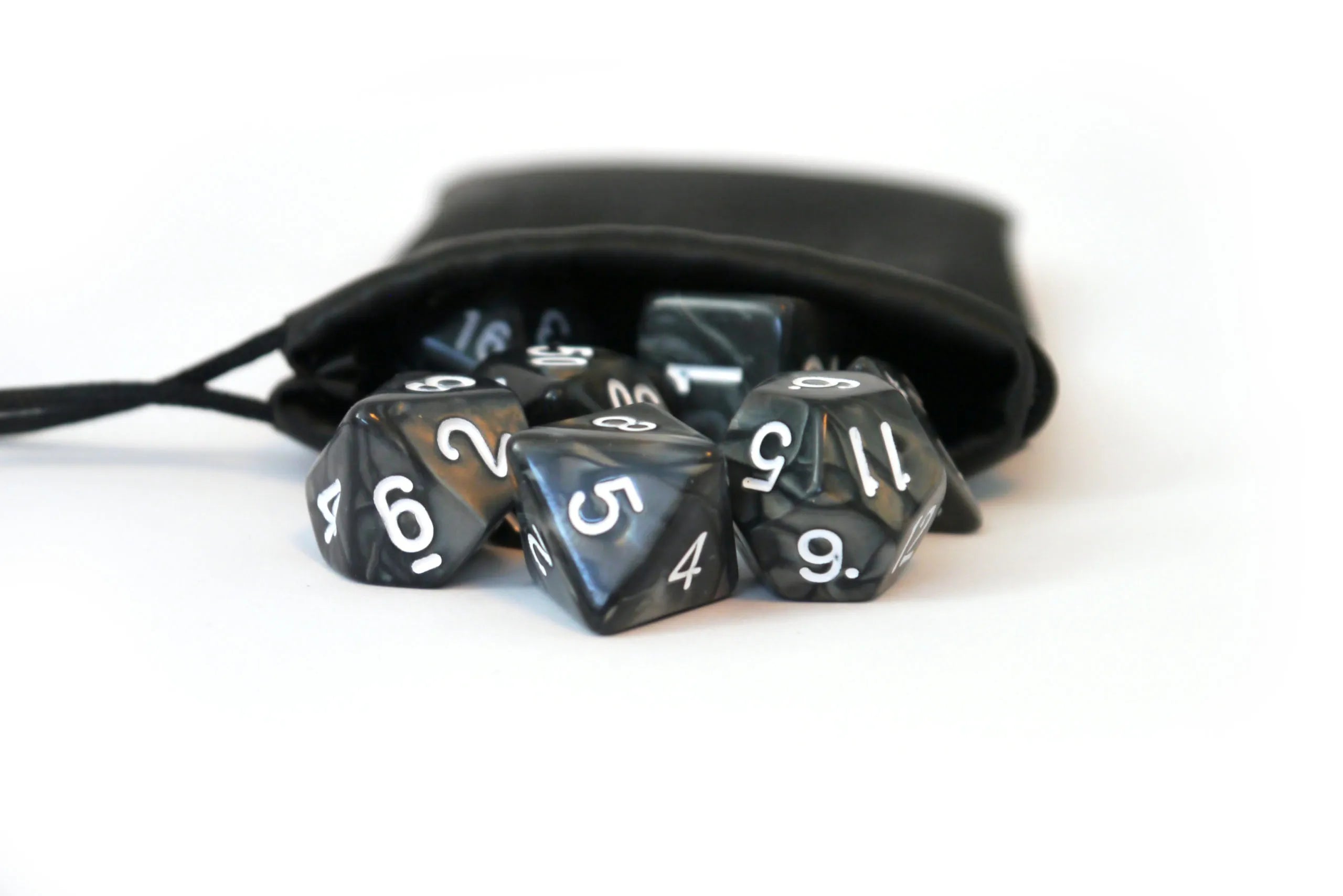 dice4friends-pearl-black-white-w-rfelset-7-teilig-schwarz image 1