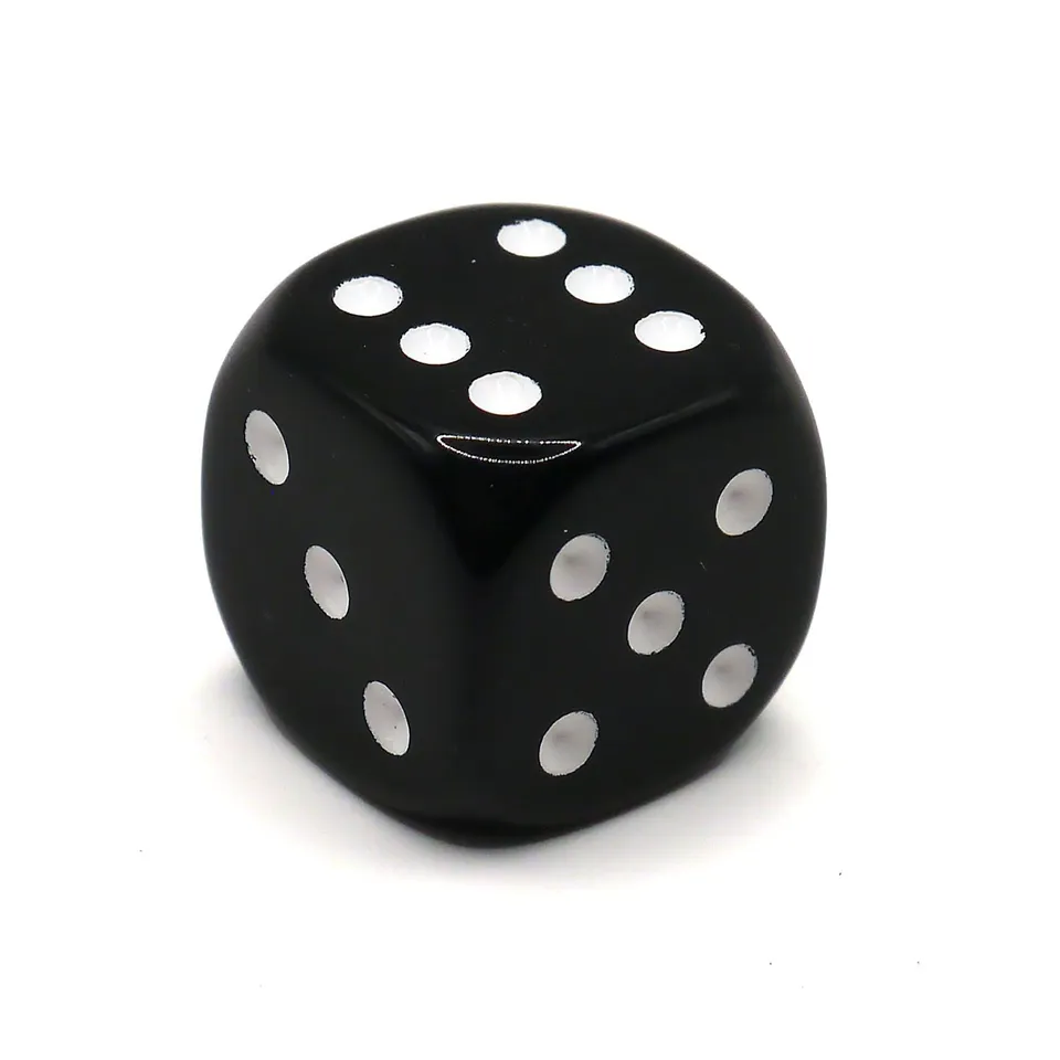 dice4friends-d6-seniorenwu00fcrfel-schwarz-22mm-augenwu00fcrfel image 1