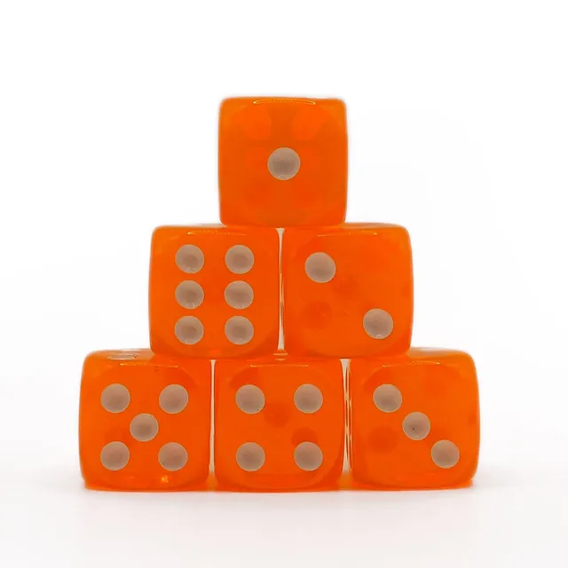 dice4friends-orange-6er-d6-augenw-rfel-set-transparent-16mm image 1