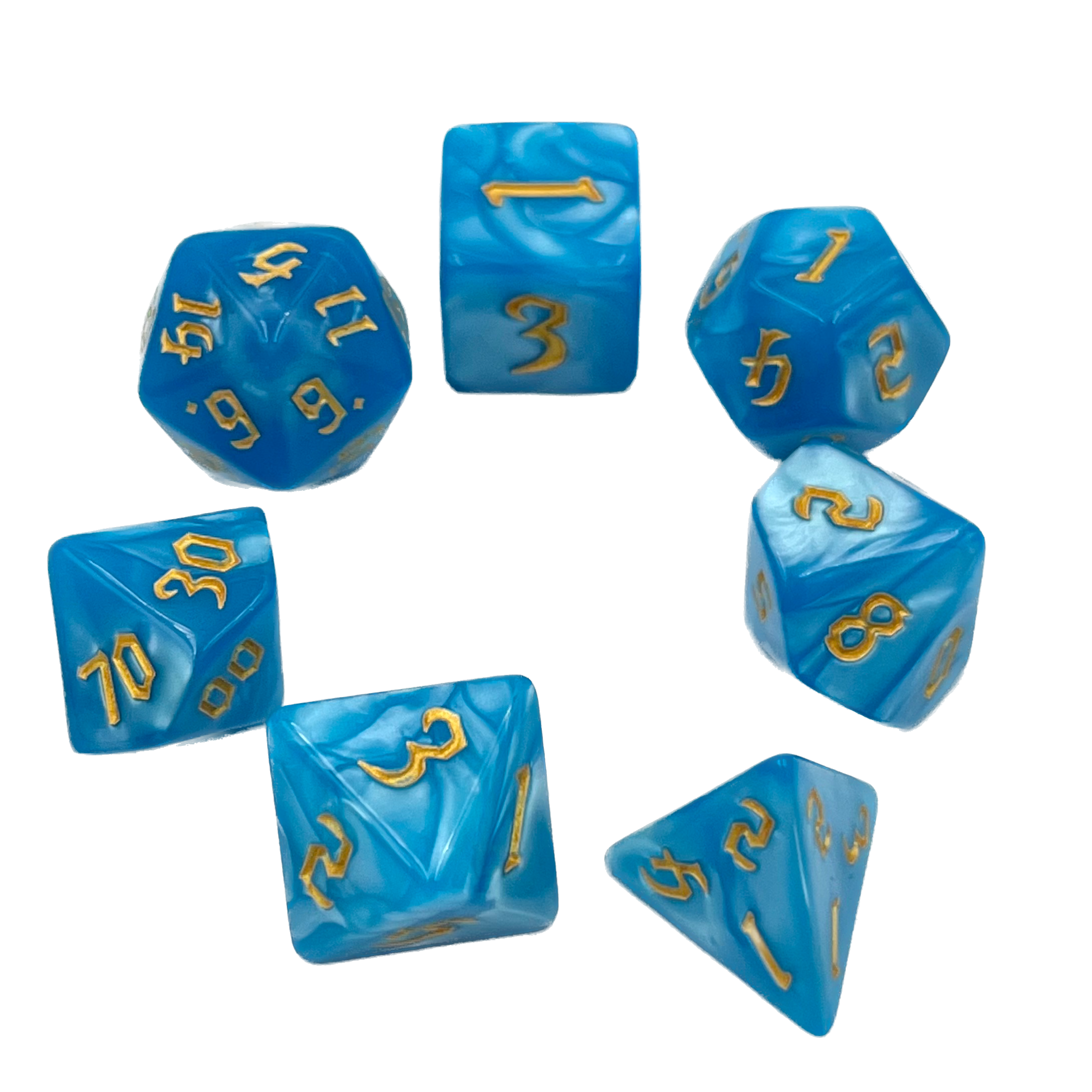 dice4friends-7-teiliges-rpg-w-rfelset-pearl-seawater-blau image 2