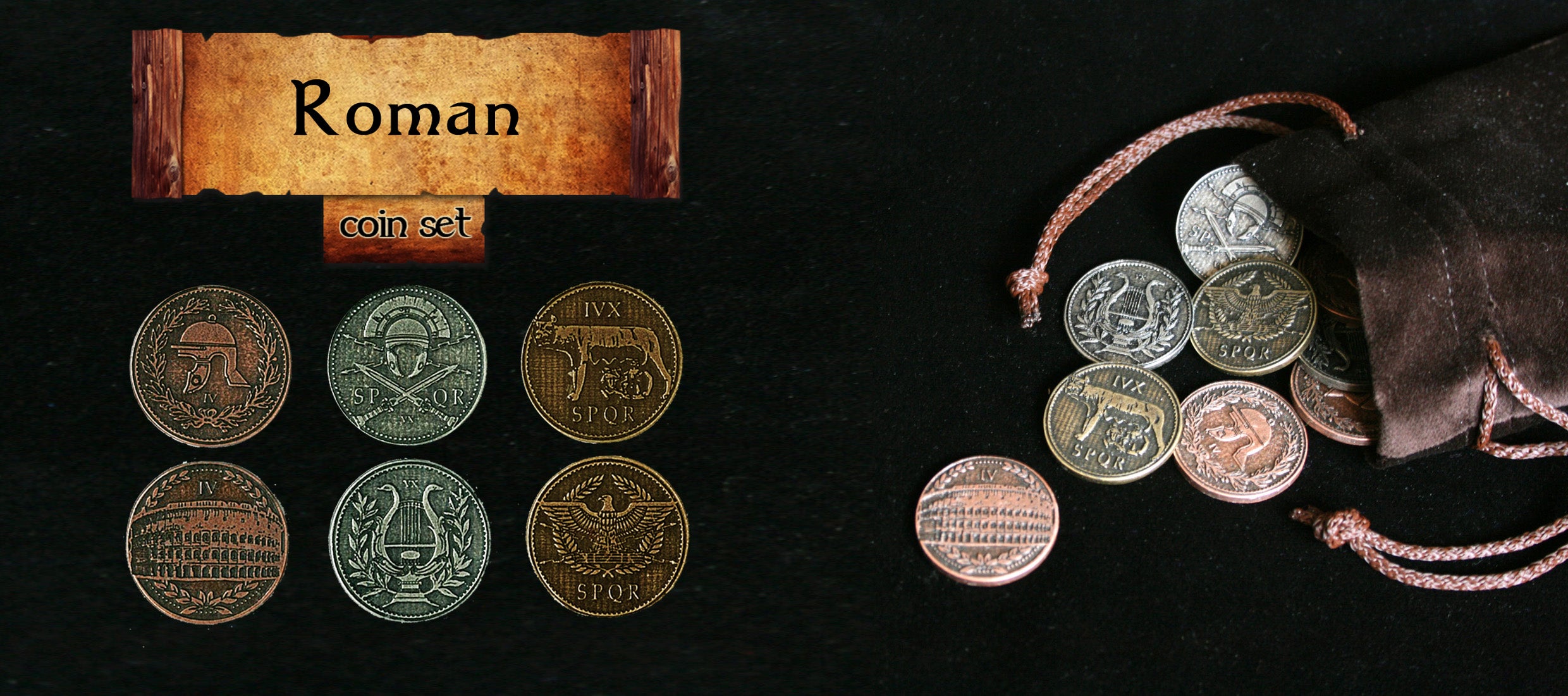 drawlab-legendary-metal-coins-roman-set-metallm-nzen-20er-33-mm image 3