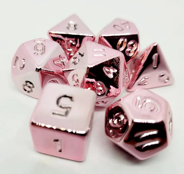 dice4friends-metall-shiny-ros-gold-w-rfelset-7-teilig image 1