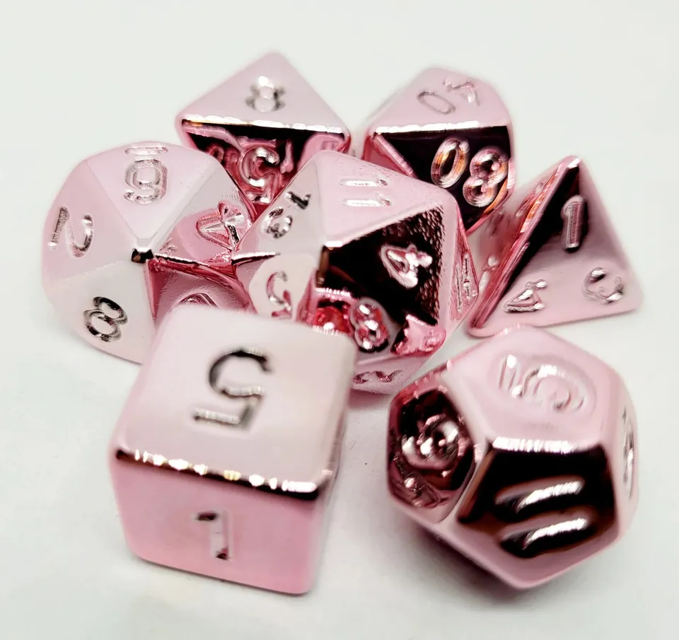 dice4friends-metall-shiny-ros-gold-w-rfelset-7-teilig image 1