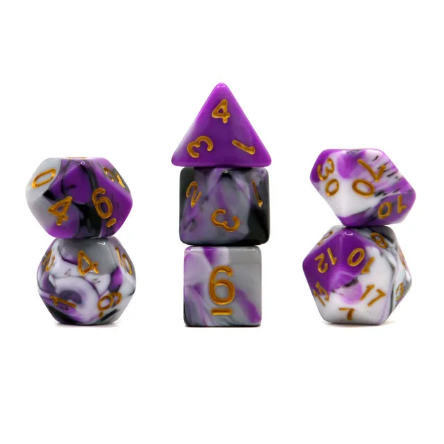 dice4friends-7-teiliges-rpg-w-rfelset-marble-lilac-w-rfelset image 1
